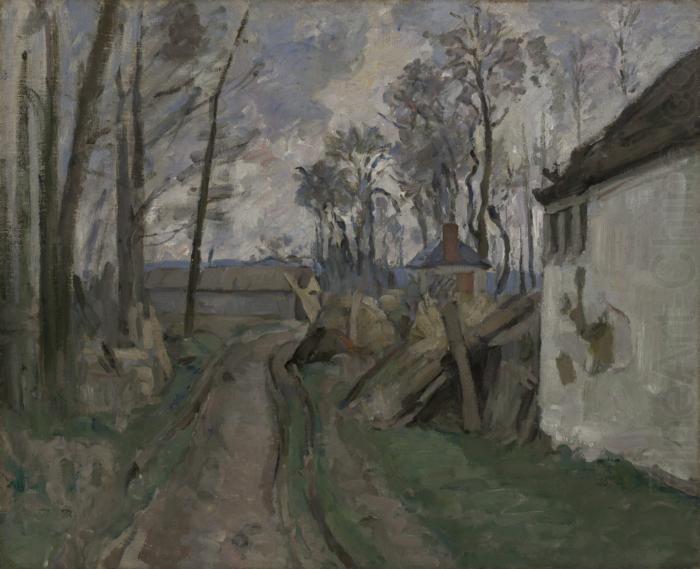 Village Road Near Auvers, Paul Cezanne